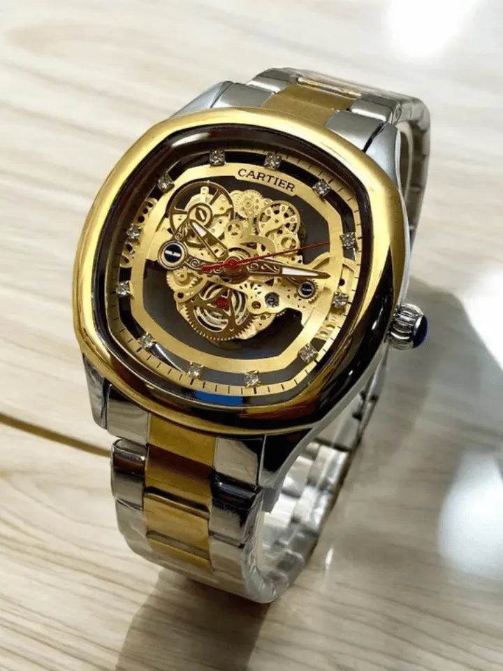 Cartier Skeleton Dail Men's watch-w