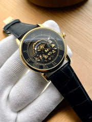 Cartier skelton style mens watch-d