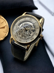 Cartier skelton style mens watch-h