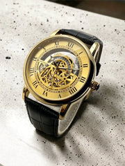 Cartier skelton style mens watch-j