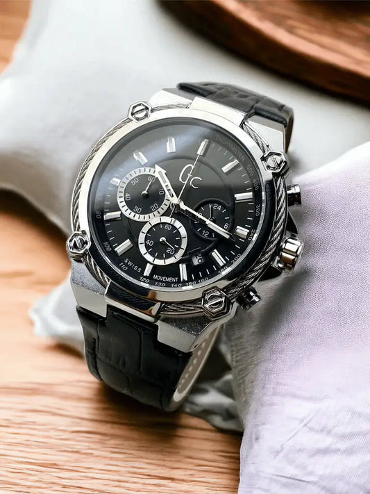 GC Men's Leather Straps watch