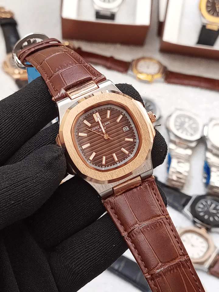 P.P-Nautilus men's straps watch-3