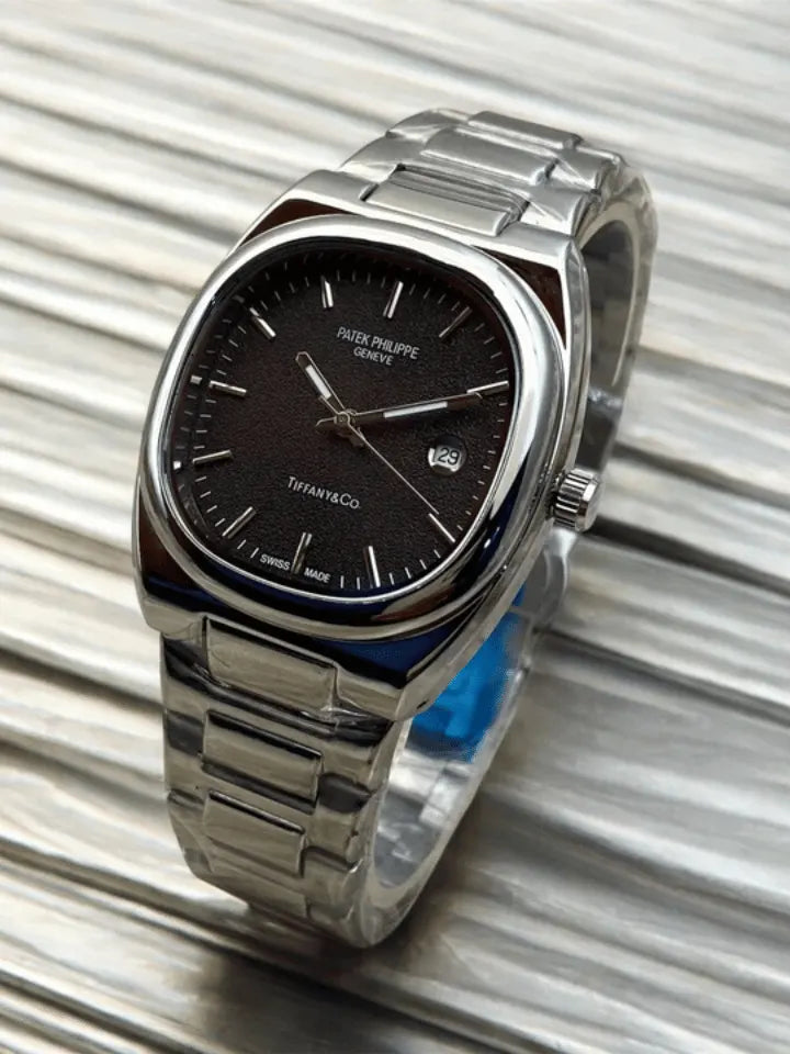 Patek Geneve Texture Dail (S.Bk) Men's watch-1