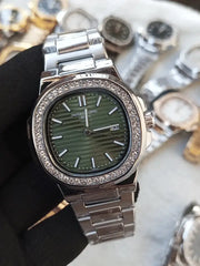 Patek Phillips Stone Bazzel Nautilus model men's watch-1