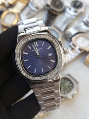 Patek Phillips Stone Bazzel Nautilus model men's watch-3