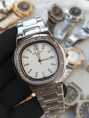 Patek Phillips Stone Bazzel Nautilus model men's watch