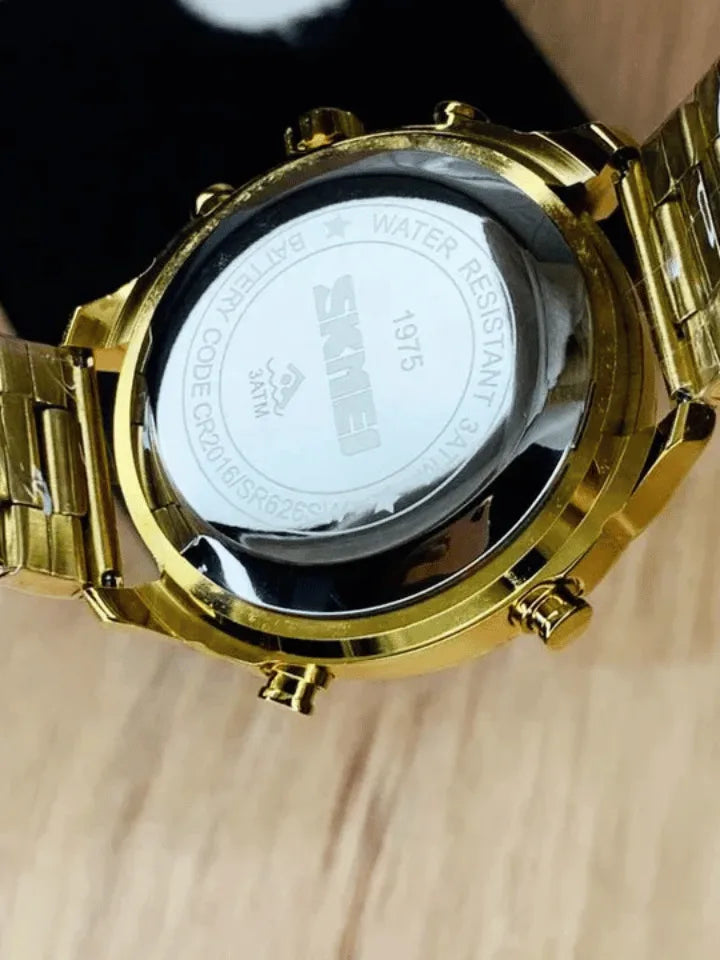 "SKMEI Dual Time Chain Watch - Stay Stylish and On Time!" Men's Watch-2