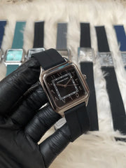 Universe Point Arabic Dail B/S/B Strap Watch-o