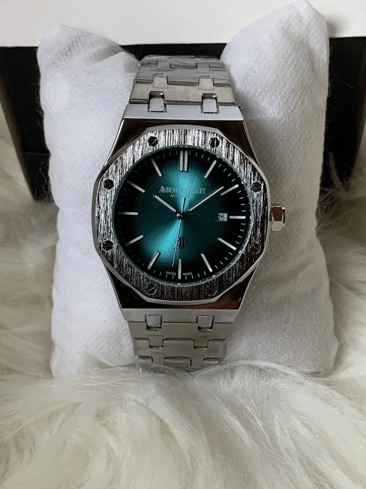 Audemars Piguet Silver |Blue |Quartz