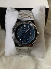 Audimrs pigu3t Silver |Blue |Quartz-3