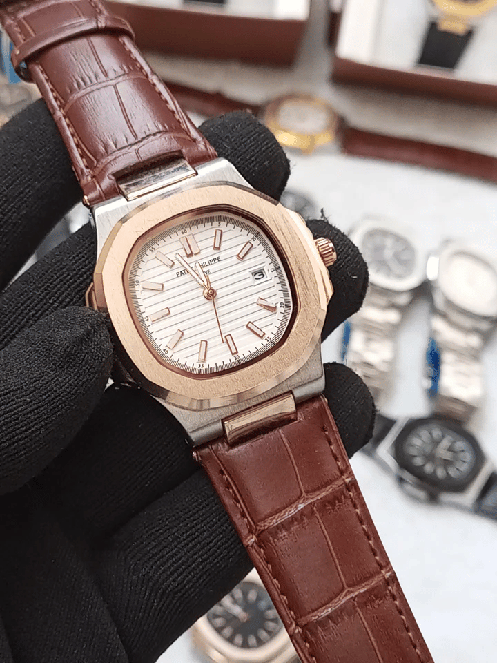 P.P-Nautilus men's straps watch-4