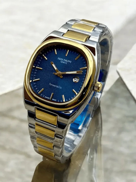 Patek Geneve Texture Dail (T.T.BL) Men's watch
