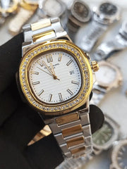 Patek Phillips Stone Bazzel Nautilus model men's watch-9