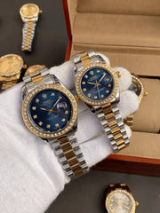Rolex Stone Bazzel (T.T) Couple Watch

