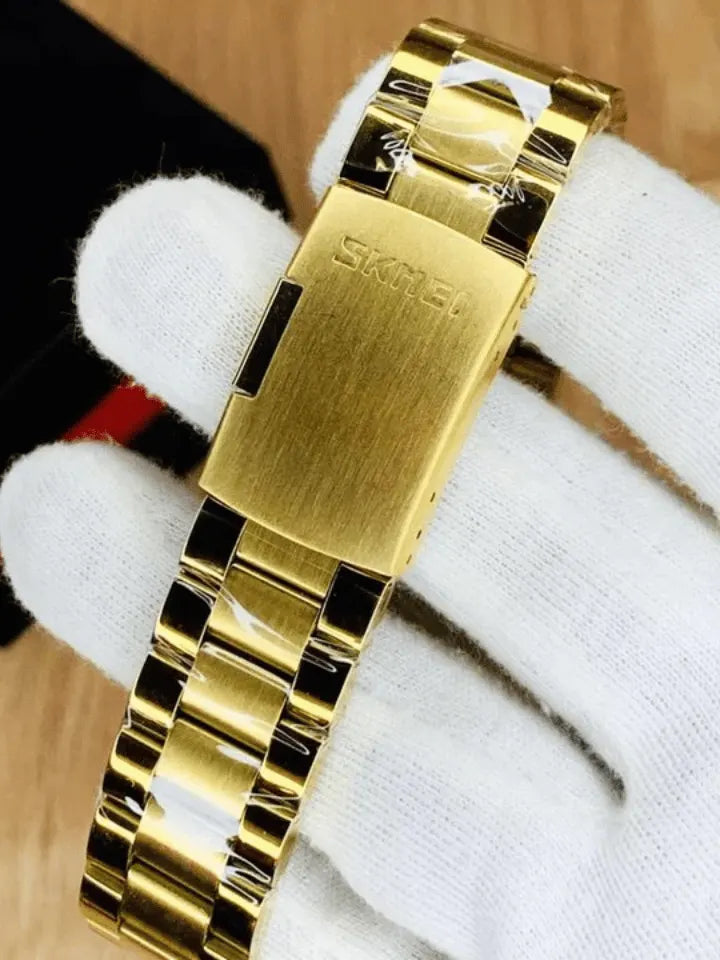 "SKMEI Dual Time Chain Watch - Stay Stylish and On Time!" Men's Watch-5