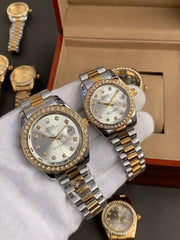 Rolex Stone Bazzel (T.T) Couple Watch